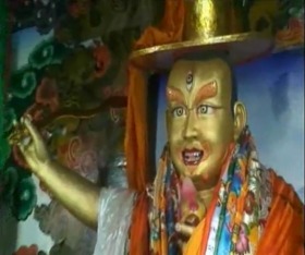 Dorje Shugden in Denma Gonsa Rinopche's Monastery (in Tibetan & Chinese)